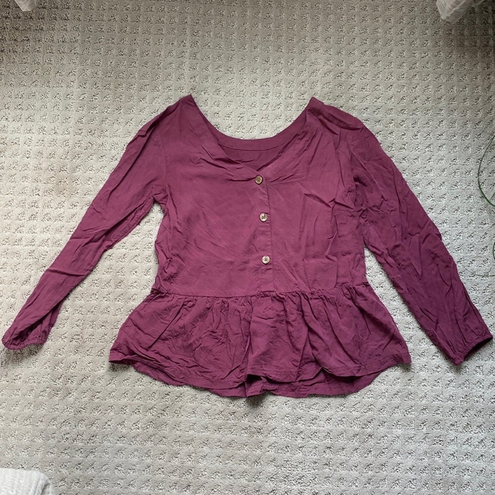 Patagonia Button up blouse- S